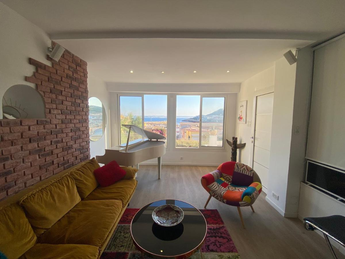 Au Coeur Du Parc National Du Massif Des Calanques, La Flibuste Des Goudes, Maison 2 Chambres, Climatisee, Jardins, Solarium, Proche Plage, Large Vue Mer Марсель Екстер'єр фото
