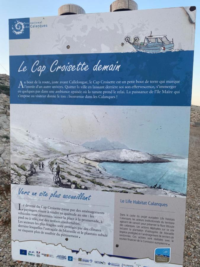 Au Coeur Du Parc National Du Massif Des Calanques, La Flibuste Des Goudes, Maison 2 Chambres, Climatisee, Jardins, Solarium, Proche Plage, Large Vue Mer Марсель Екстер'єр фото