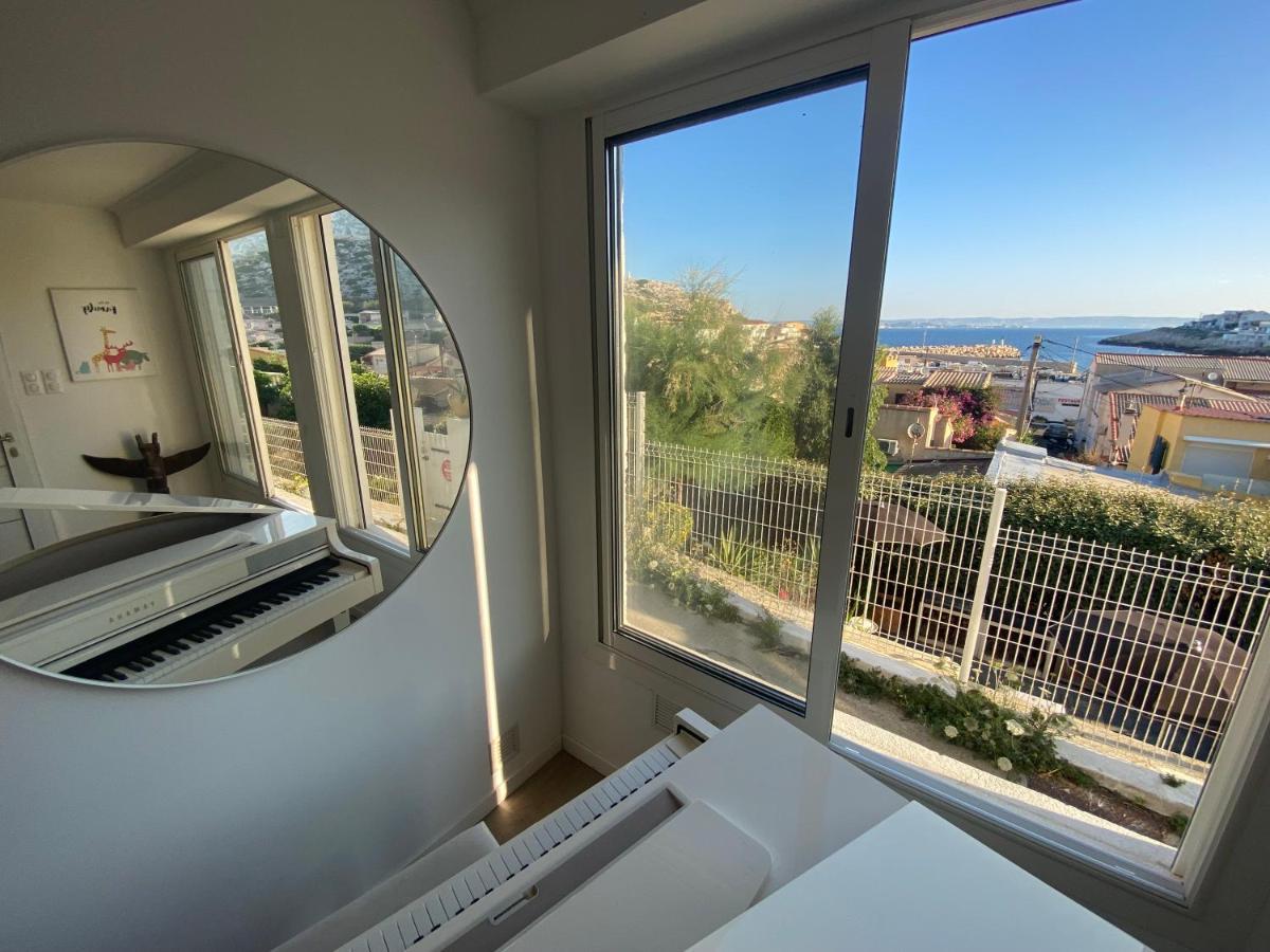 Au Coeur Du Parc National Du Massif Des Calanques, La Flibuste Des Goudes, Maison 2 Chambres, Climatisee, Jardins, Solarium, Proche Plage, Large Vue Mer Марсель Екстер'єр фото