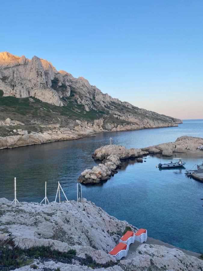 Au Coeur Du Parc National Du Massif Des Calanques, La Flibuste Des Goudes, Maison 2 Chambres, Climatisee, Jardins, Solarium, Proche Plage, Large Vue Mer Марсель Екстер'єр фото