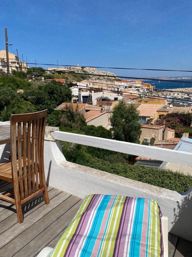 Au Coeur Du Parc National Du Massif Des Calanques, La Flibuste Des Goudes, Maison 2 Chambres, Climatisee, Jardins, Solarium, Proche Plage, Large Vue Mer Марсель Екстер'єр фото