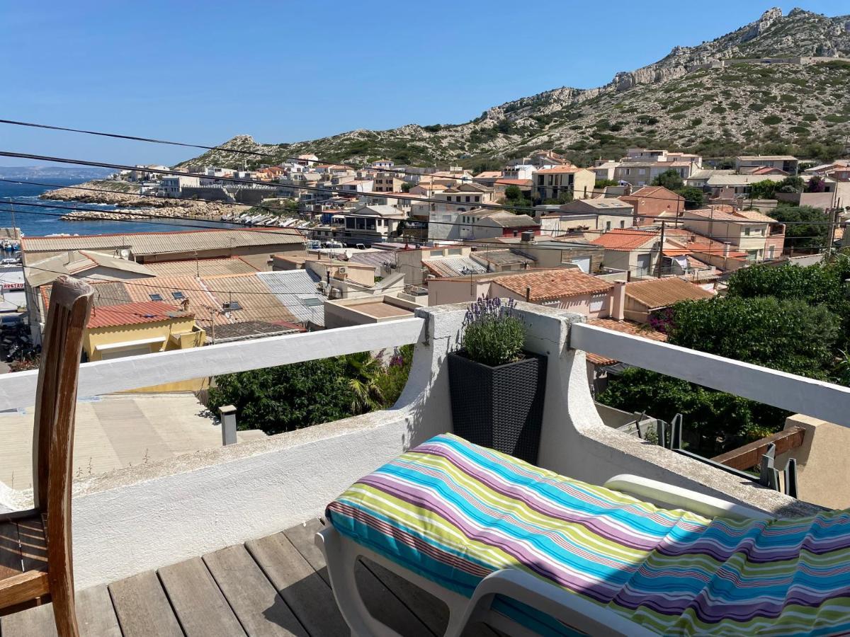 Au Coeur Du Parc National Du Massif Des Calanques, La Flibuste Des Goudes, Maison 2 Chambres, Climatisee, Jardins, Solarium, Proche Plage, Large Vue Mer Марсель Екстер'єр фото