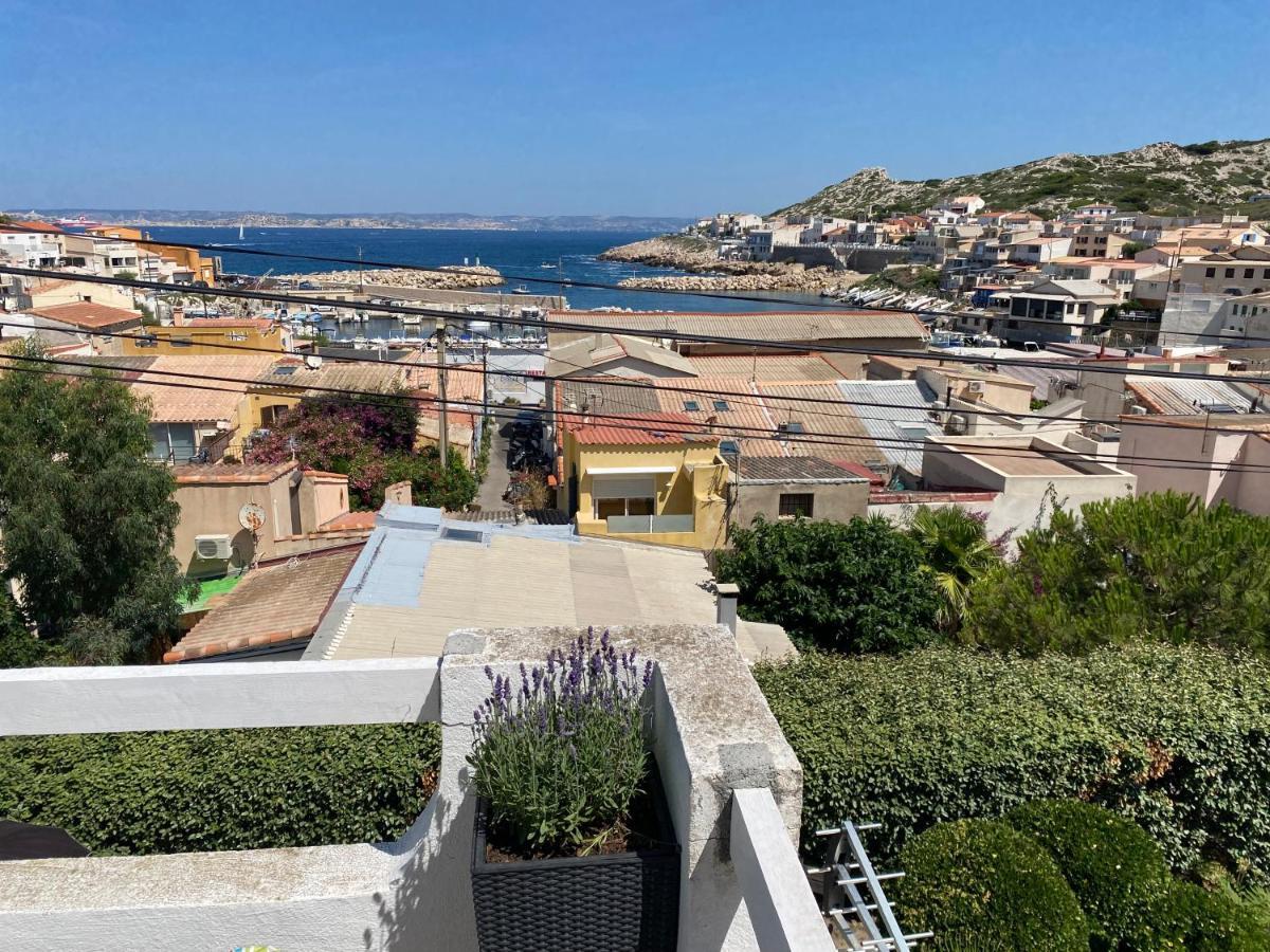 Au Coeur Du Parc National Du Massif Des Calanques, La Flibuste Des Goudes, Maison 2 Chambres, Climatisee, Jardins, Solarium, Proche Plage, Large Vue Mer Марсель Екстер'єр фото