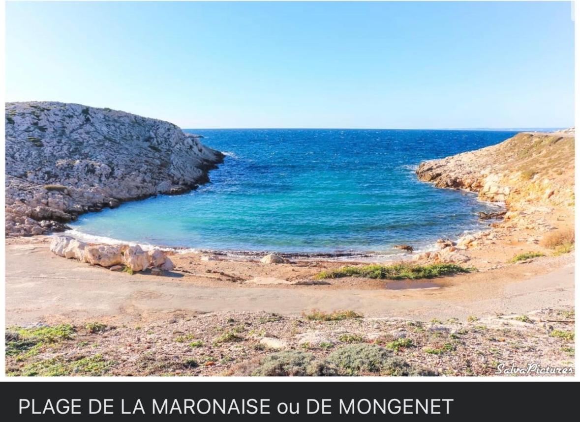 Au Coeur Du Parc National Du Massif Des Calanques, La Flibuste Des Goudes, Maison 2 Chambres, Climatisee, Jardins, Solarium, Proche Plage, Large Vue Mer Марсель Екстер'єр фото
