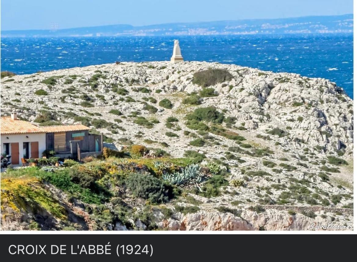 Au Coeur Du Parc National Du Massif Des Calanques, La Flibuste Des Goudes, Maison 2 Chambres, Climatisee, Jardins, Solarium, Proche Plage, Large Vue Mer Марсель Екстер'єр фото