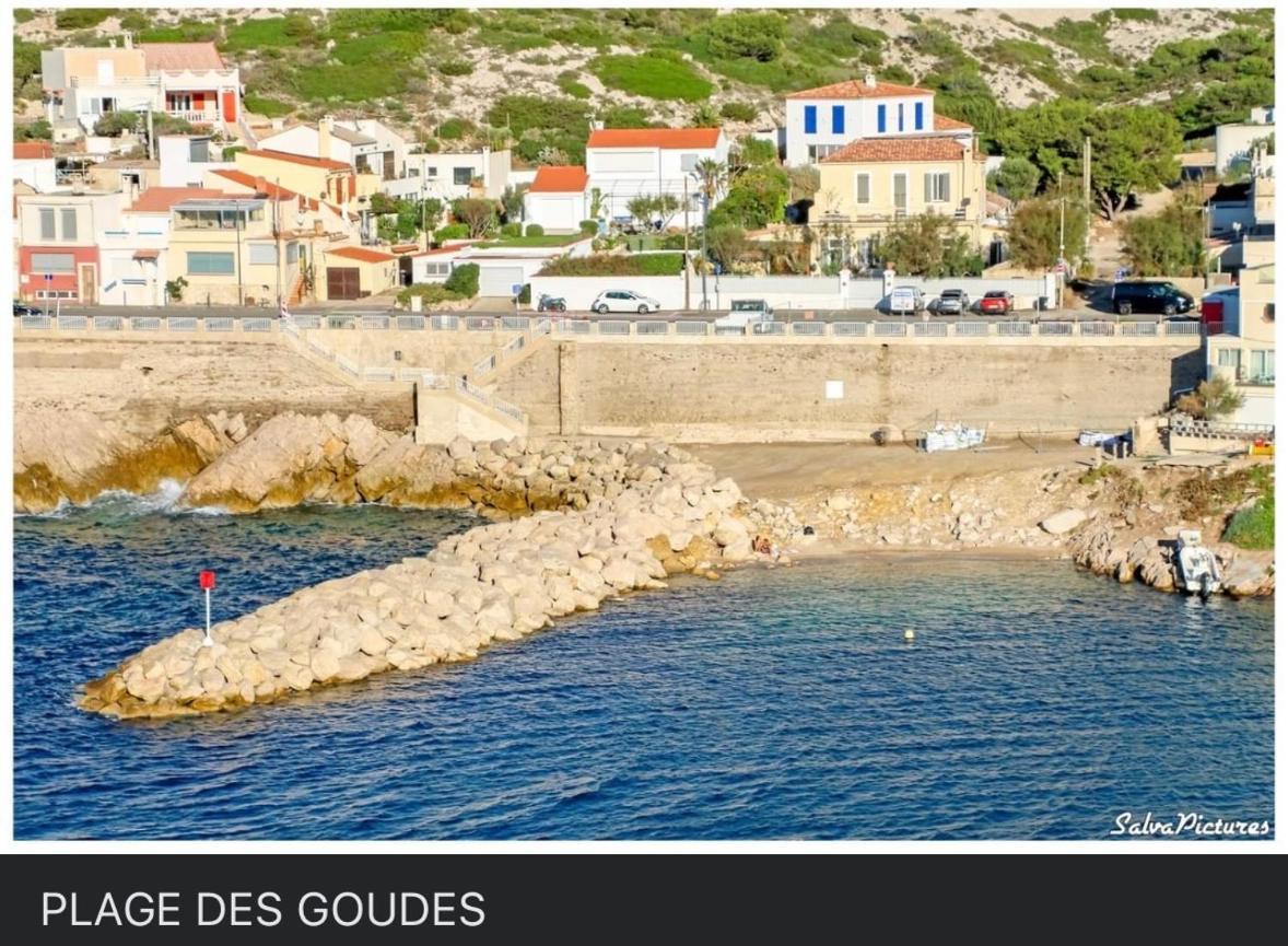 Au Coeur Du Parc National Du Massif Des Calanques, La Flibuste Des Goudes, Maison 2 Chambres, Climatisee, Jardins, Solarium, Proche Plage, Large Vue Mer Марсель Екстер'єр фото