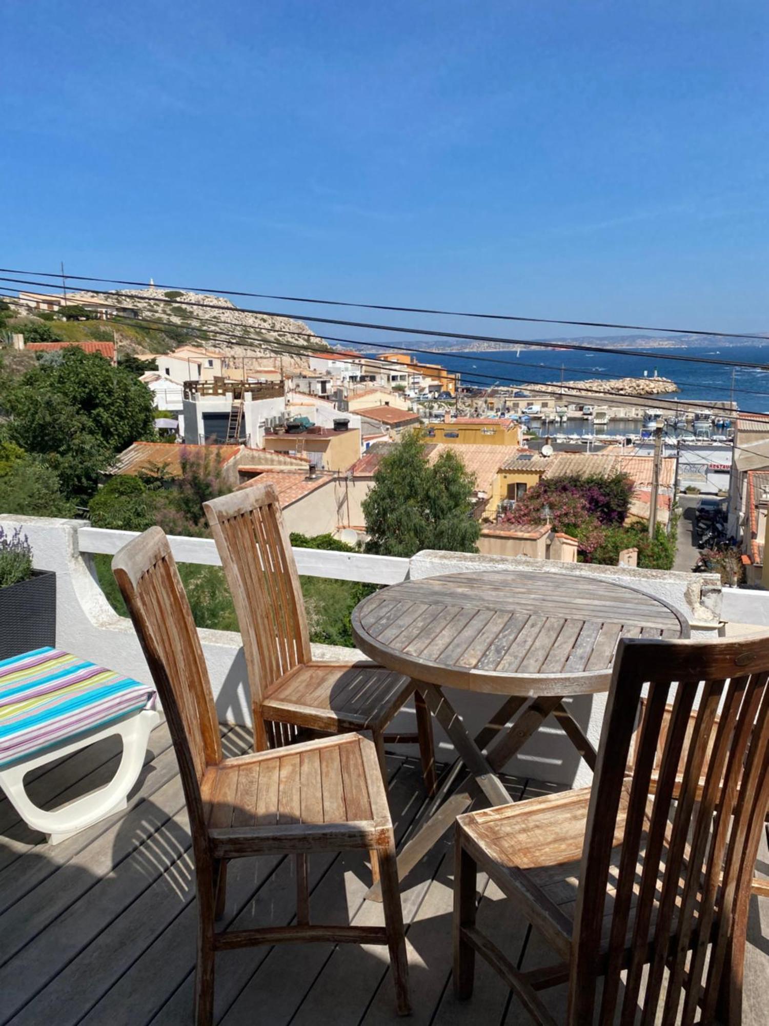 Au Coeur Du Parc National Du Massif Des Calanques, La Flibuste Des Goudes, Maison 2 Chambres, Climatisee, Jardins, Solarium, Proche Plage, Large Vue Mer Марсель Екстер'єр фото